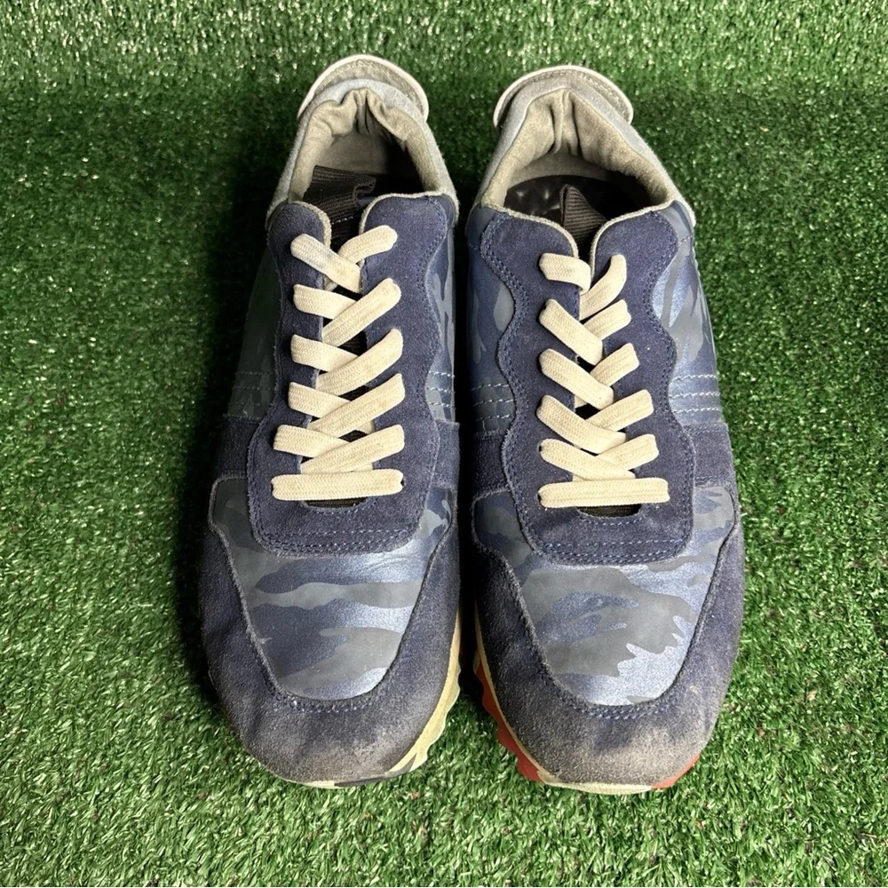 Karl Lagerfeld Men's Blue Came‎ Runner Sneakers Size 11